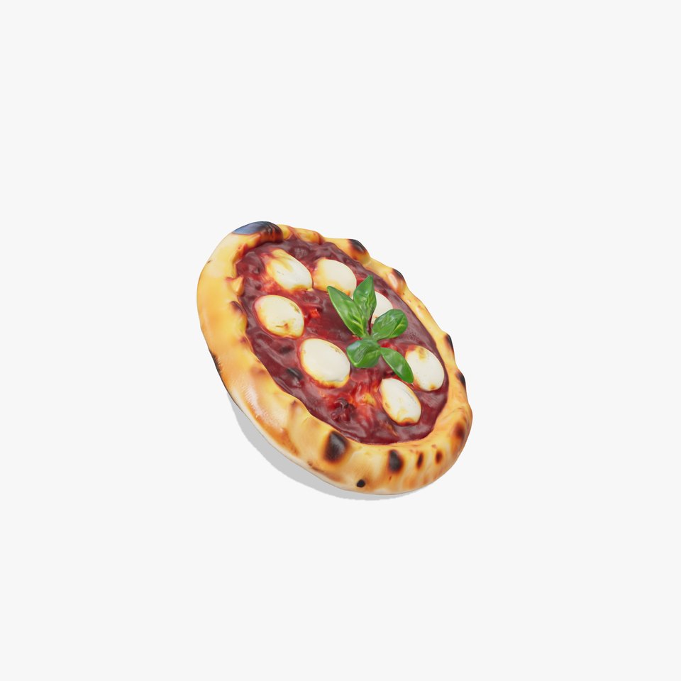 Traditional WoodFired Pizza D Model Pack